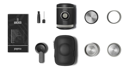 Wacaco Picopresso usando - Espresso real portátil sin electricidad