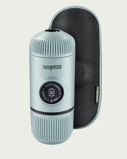 Nanopresso usando en exteriores - Cafetera portátil para camping