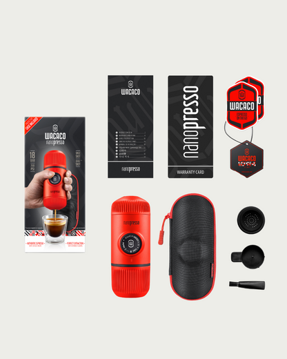 Nanopresso accesorios incluidos - Estuche cuchara dosificadora vaso